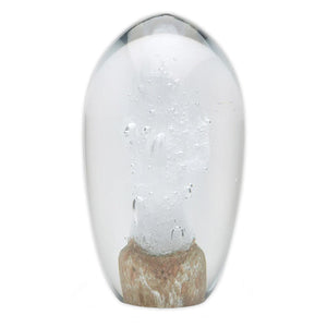 Glow in the Dark Glass Geyser Paperweight