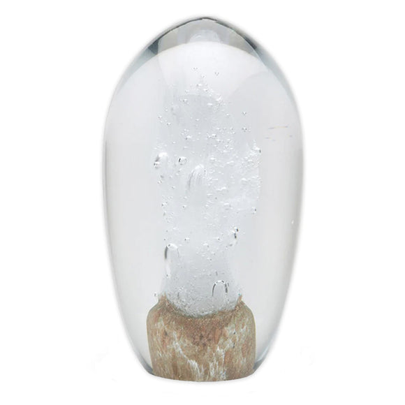 Glow in the Dark Glass Geyser Paperweight