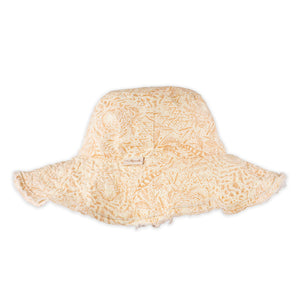 Kooringal Girls "Maddi" Wide Brim Reversible Hat- Natural