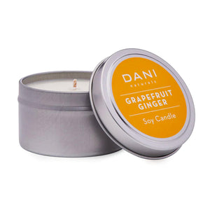 Dani "Grapefruit Ginger" Travel Tin Soy Candle - 2 oz.