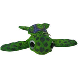 Green Honu Sea Turtle Plush Toy- frontal view