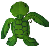 Green Honu Sea Turtle Plush Toy- view from above