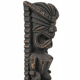 Ku,  Hawaiian "God of Money" Tiki Head View