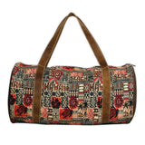 Cott N Curls "Hawaiian Icons" Zippered Duffle Bag