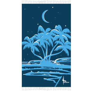 Shaka Love "Hawaiian Nights" 100% Turkish Cotton Towel