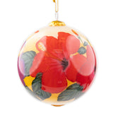 Hand-painted-Radiant-Hibiscus-Glass-Christmas-Ornament