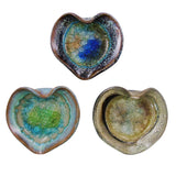 Down to Earth Heart-shaped Pottery Art Dishes- Assorted