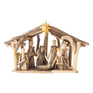 Handmade-Driftwood-Nativity-in-Creche_-16.5 inches