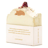 By Grace Decor Signature "Rose Geranium" Soap side and back views