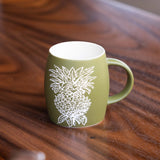 Hapa Home Green Pineapple Hot Beverage Mug - The Hawaii Store