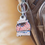 Hawai'i "Island Paradise" Wooden Keyring/Fob