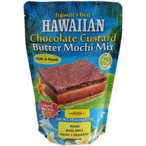 Hawaii's Best "Hawaiian Chocolate Custard Mochi Mix" - 15 oz