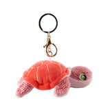 Honu-_Sea-Turtle_-Pink-_-Red-Plush-Keychain-Fob.