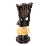 Hula Doll Dashboard Tiki, 4-Inch - Back View