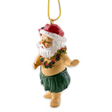 Hula Santa Christmas Ornament 