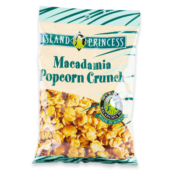 Island Princess Macadamia Popcorn Crunch- 5 oz. Bag