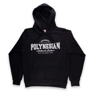 "Authentic Polynesian Cultrural Center" Hoodie- Charcoal Black