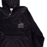 Polynesian Cultural Center Rain Jacket with Zipper Pouch- Black