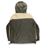 "Polynesian Cultural Center" Logo Zip Front Unsex Jacket with Hood- Olive/Khaki