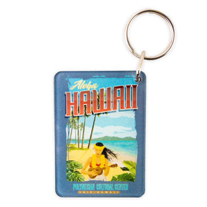 Custom PCC "Aloha Hawaii" Keyring/Fob