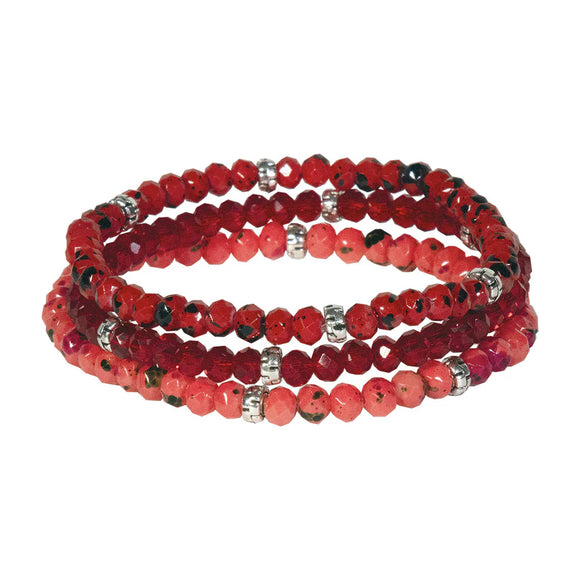 Red Robin Kids Mini Crystal Bracelet 3 Stack Set