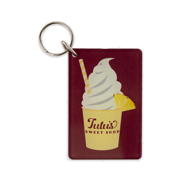 Tutu's Sweet Shop Dole Whip Key Fob