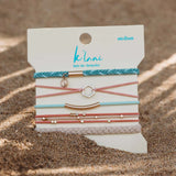 K'lani "Live" Wrist and Hair Tie Bracelet Set- 5 Pieces