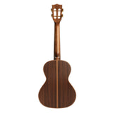 Kala-All-Solid-Cedar-Top-Pau-Ferro-Tenor-Ukulele- View of two-piece back