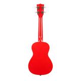 Kala Apple Red Candy Shoppe Concert Ukulele- Back View