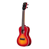 Kala Cherry Burst Flame Maple Concert Ukulele-Gloss Finish