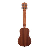 Kala Mahogany Soprano Long-Neck Ukulele- Back View