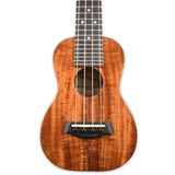 Kanile'a Koa Deluxe Soprano Ukulele Closeup of Body