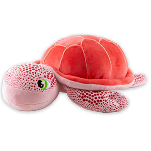 Keiki Kuddles Red & Pink "Honu" (Sea Turtle) Plush 