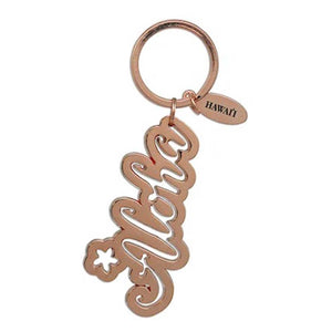 Keychain Aloha, Hawaii, Copper