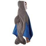 Mudpie Kid's Shark Hooded Towel