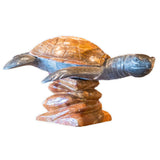 King James Marble Turtle Sculpture- 36