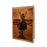 Koa Kards Hawaii-Themed Koa Wood Folded Note Card