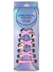 Living Royal "Unicorn" Shoe Laces & Charm Set