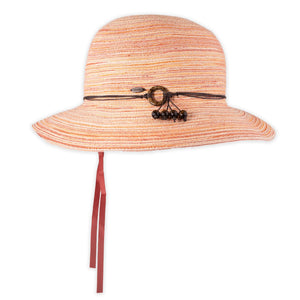 Kooringal Ladies "Sophia" Short Brim Hat- Sunset Coral