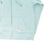 Pacific Creations Women's Sky Blue "Ocean Turtle" Zip Hoodie Brand Tag