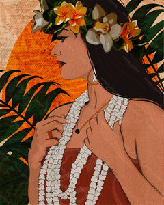 "Lani" Art Print by Mayan Llanera- 11"x14"