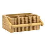 Totally Bamboo Bamboo Lattice Flatware Caddy