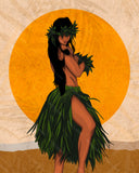 "Leilani" Art Print by Mayan Llanera-  8"x10"