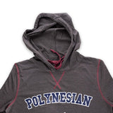 Custom "Polynesian Cultural Center" 2XL Lightweight Long Sleeve Hoodie- Charcoal