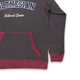 Custom "Polynesian Cultural Center" 2XL Lightweight Long Sleeve Hoodie- Charcoal- Side Entry Pocket