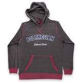 Custom "Polynesian Cultural Center" Lightweight Long Sleeve Hoodie- Charcoal