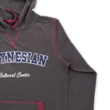 Custom "Polynesian Cultural Center" Lightweight Long Sleeve Hoodie- Charcoal