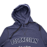 "Polynesian Cultural Center" 2XL Light Weight Long Sleeve Hoodie -Blue 