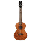 Luna Mahogany Tenor Ukulele with Polynesian Tribal Tattoo