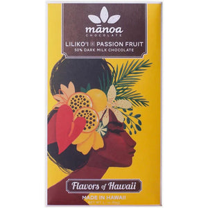 Manoa Lilikoi Passion Fruit Chocolate Bar- 2.1 oz.